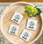 Hydrangea Flag Boat Tote Coaster Set