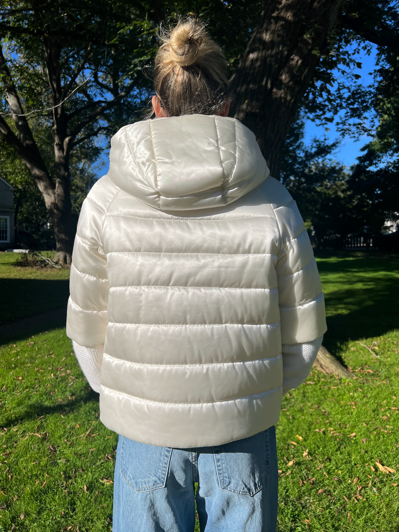 Bridgette Quilted Jacket - White