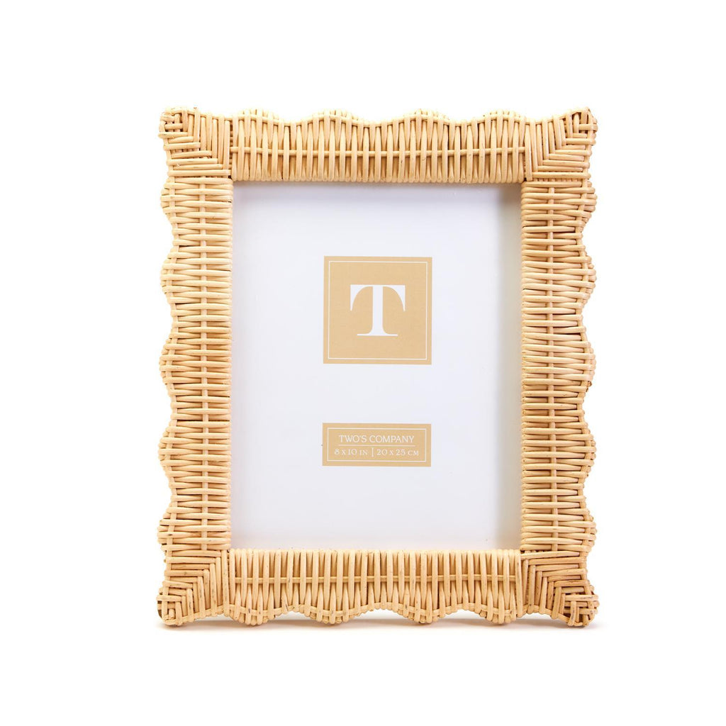Two's Company Wicker Weave Picture Frame - 8x10