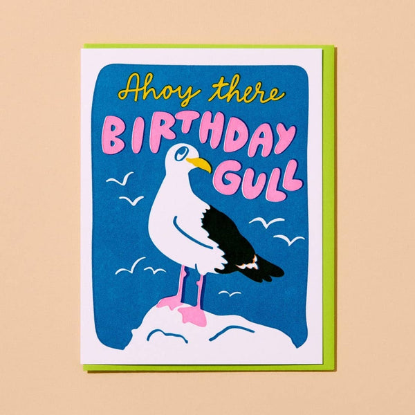 Birthday Seagull Card