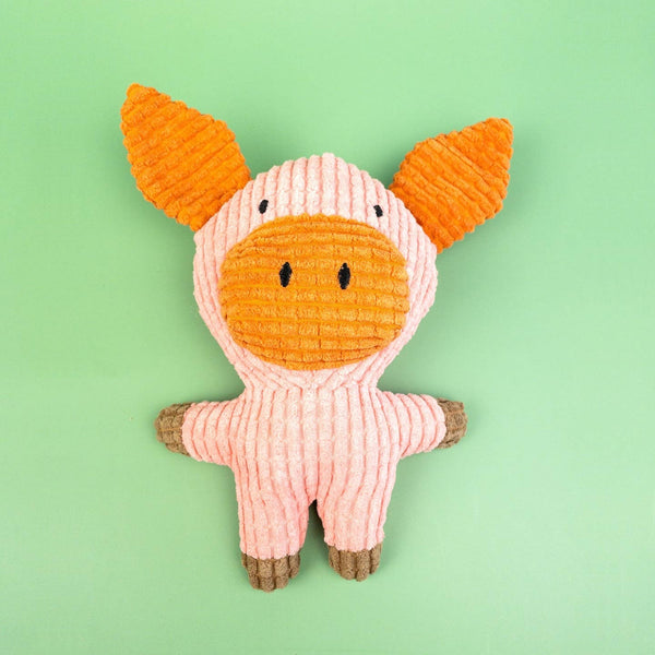 Small Pig Plush Dog Toy