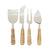 Wicker Cheese Knives Set - Natural