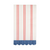Red & Blue Striped Paper Dinner Napkin Set