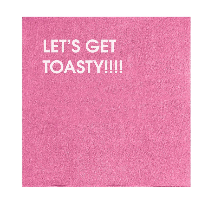 Let's Get Toasty Cocktail Napkins