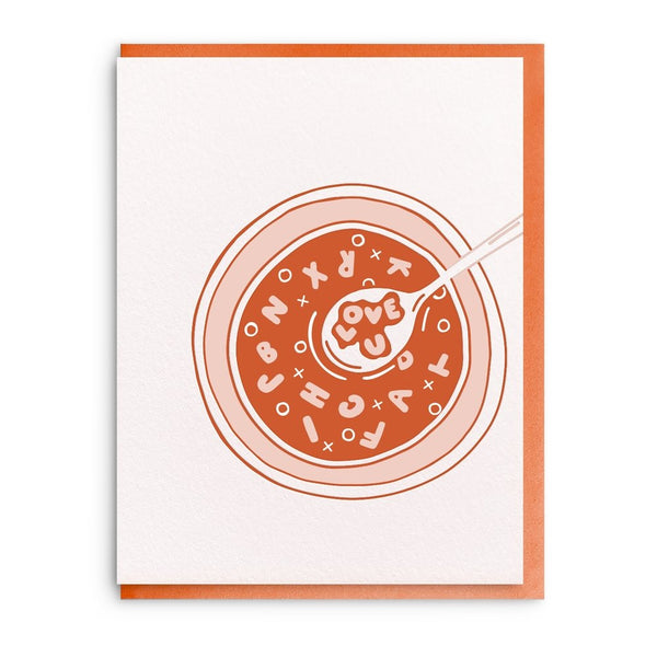 Dahlia Press Love Soup Card