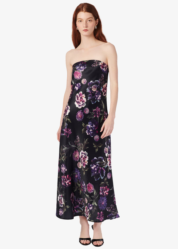 Cami NYC Noelle Strapless Dress - Dark & Stormy