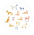 Dogs Coaster Set