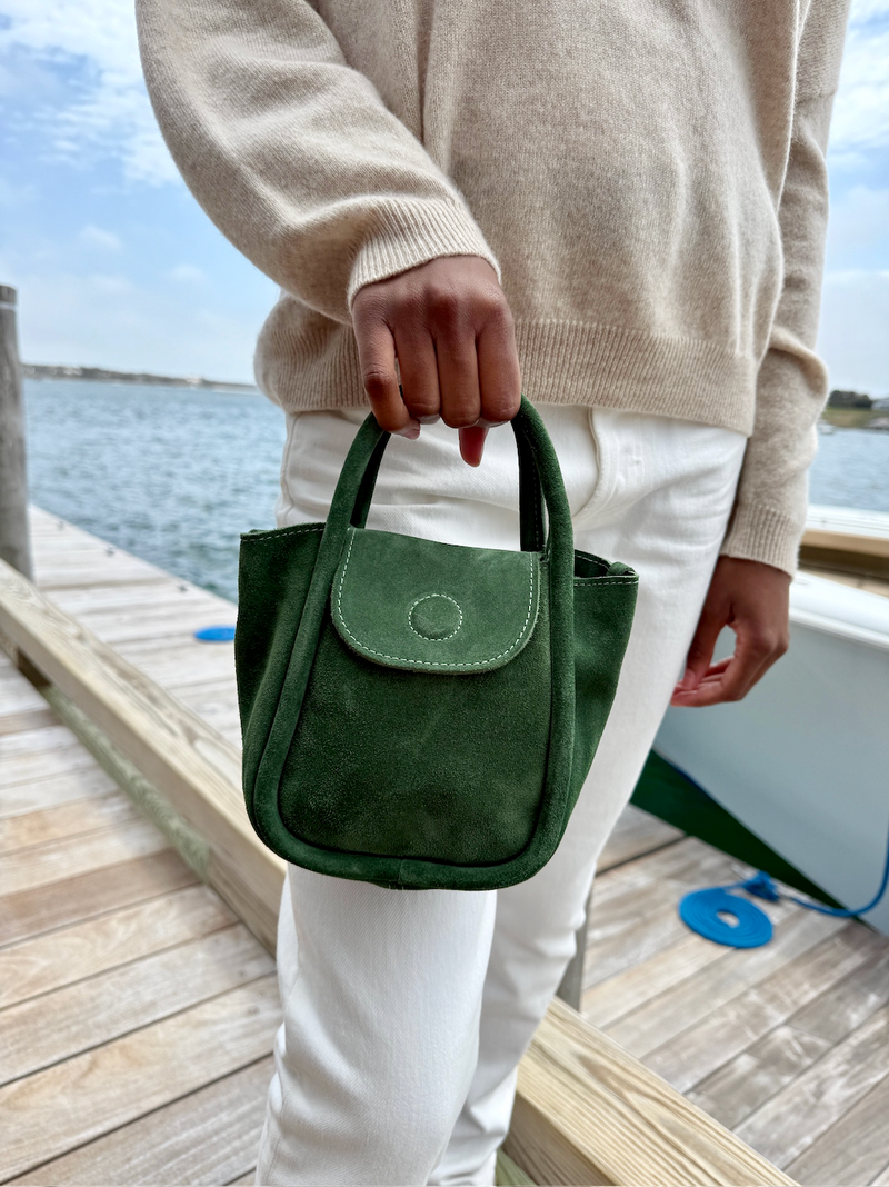 Mini Ellis Suede Handbag