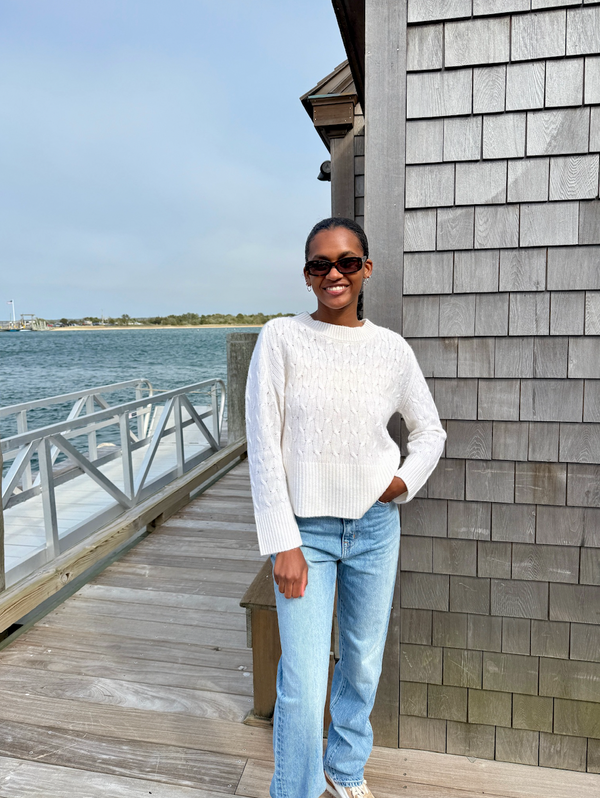 Perfect Day Cable Sweater