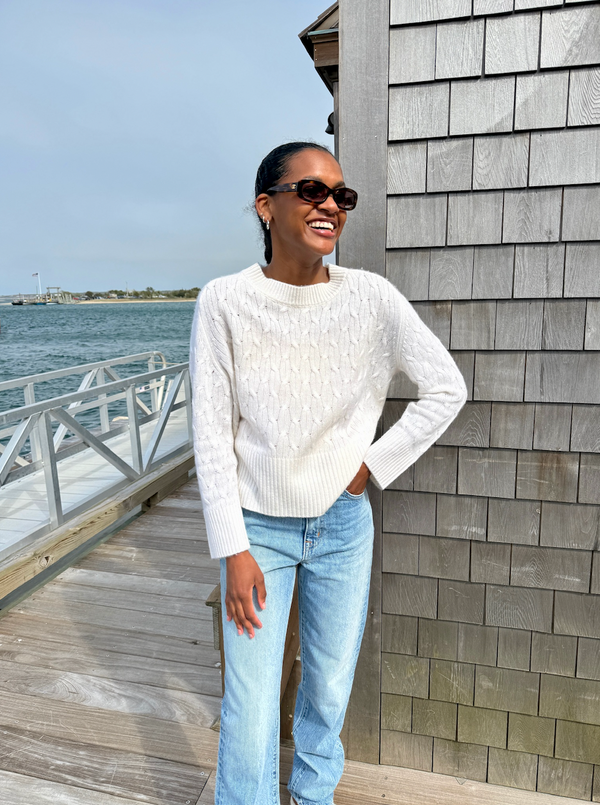 Perfect Day Cable Sweater