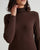 AG Jeans Chels Turtleneck - Bitter Chocolate