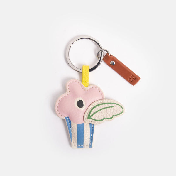 Flower In Vase Keyring