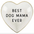 Best Dog Mama Ever Heart Trinket Tray