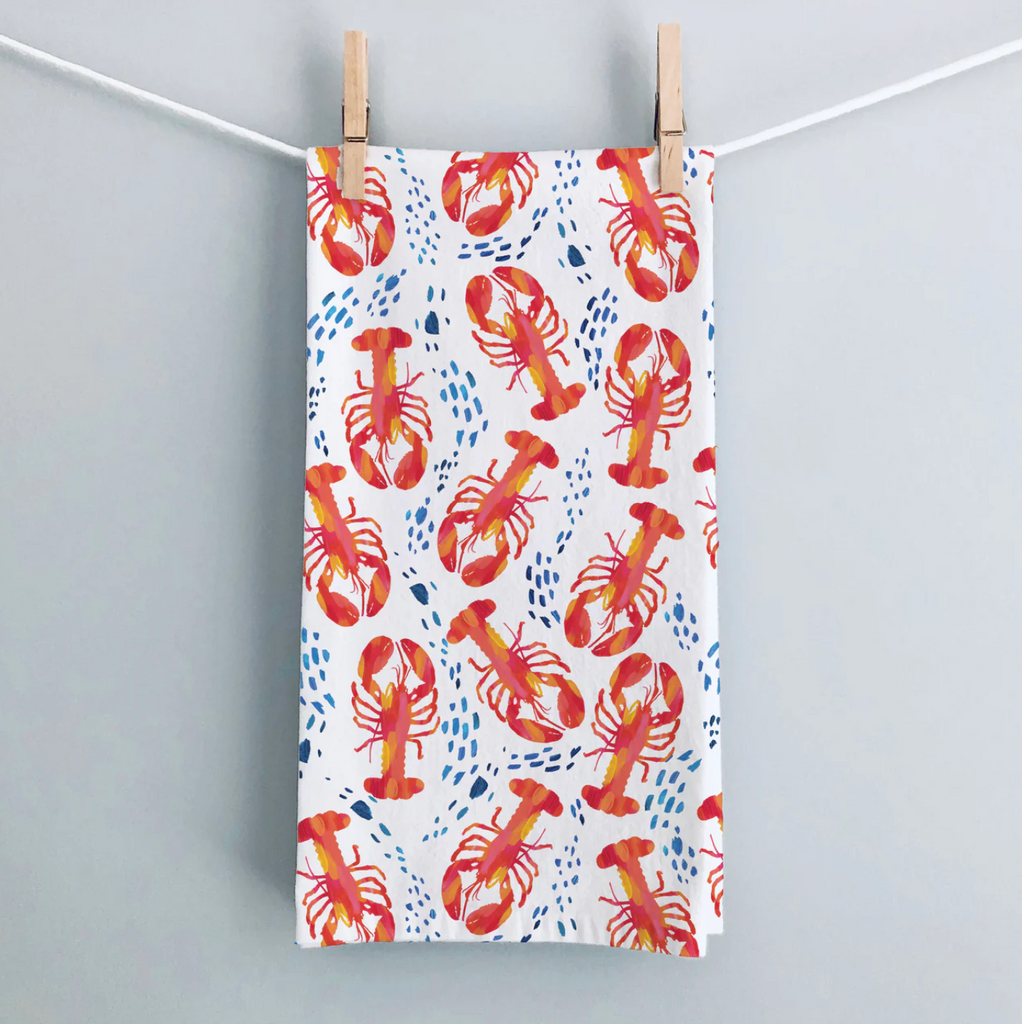 Costal Lobster Tea Towel