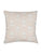 Beige Block Print Linen Euro Pillow - 26 x 26