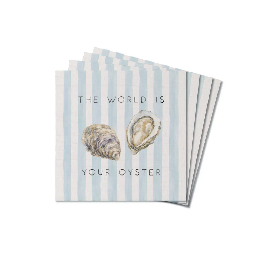 The World Is Your Oyster Coaster Set