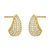 Anise Teardrop Studs - Gold