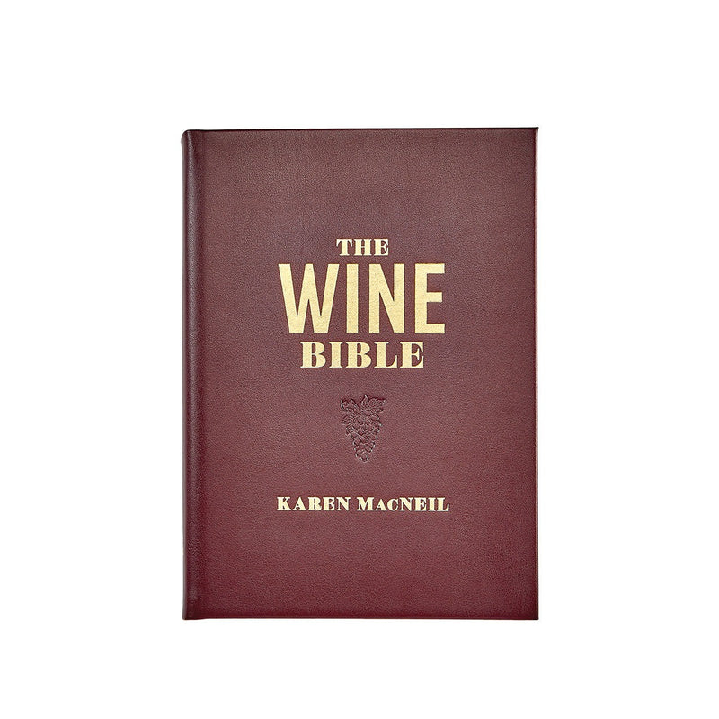 Leather Bonded The Wine Bible - Burgundy