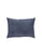 Soft Navy Blue Fringe Linen Pillow - 14 x 20