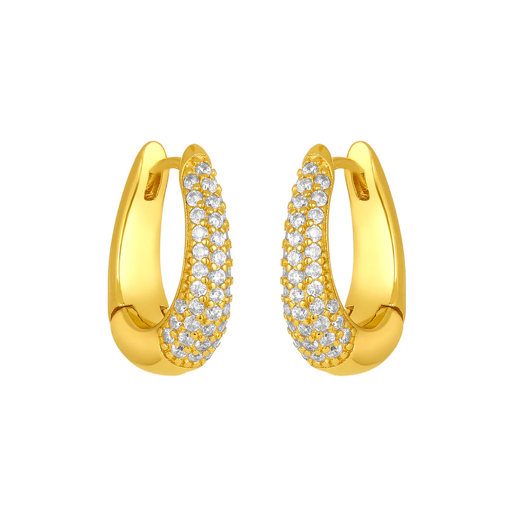 Lana Cz Huggies - Gold
