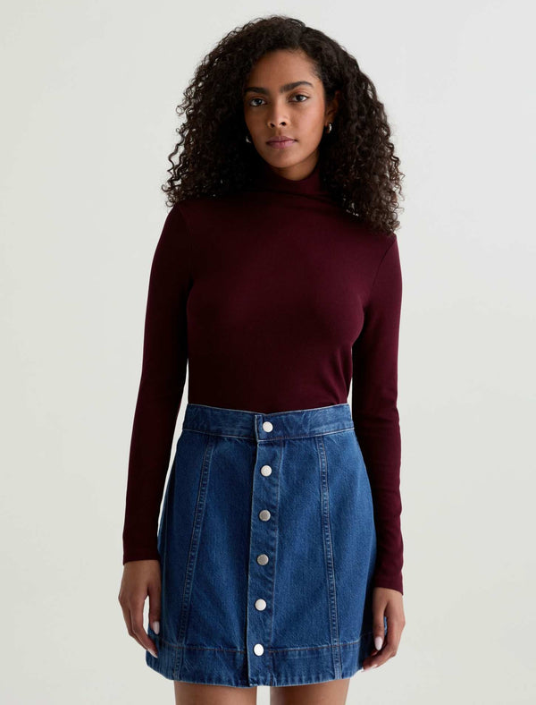 AG Jeans Chels Turtleneck - Winery