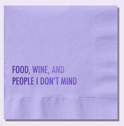 Food & Wine Cocktail Napkins