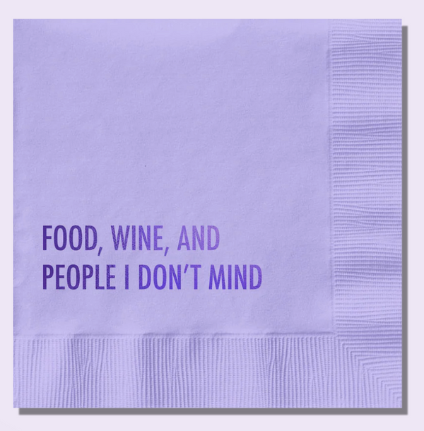 Food & Wine Cocktail Napkins