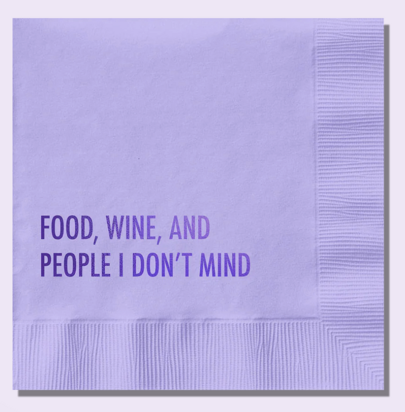 Food & Wine Cocktail Napkins
