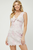Vera Eyelet Mini Dress - Baby Pink