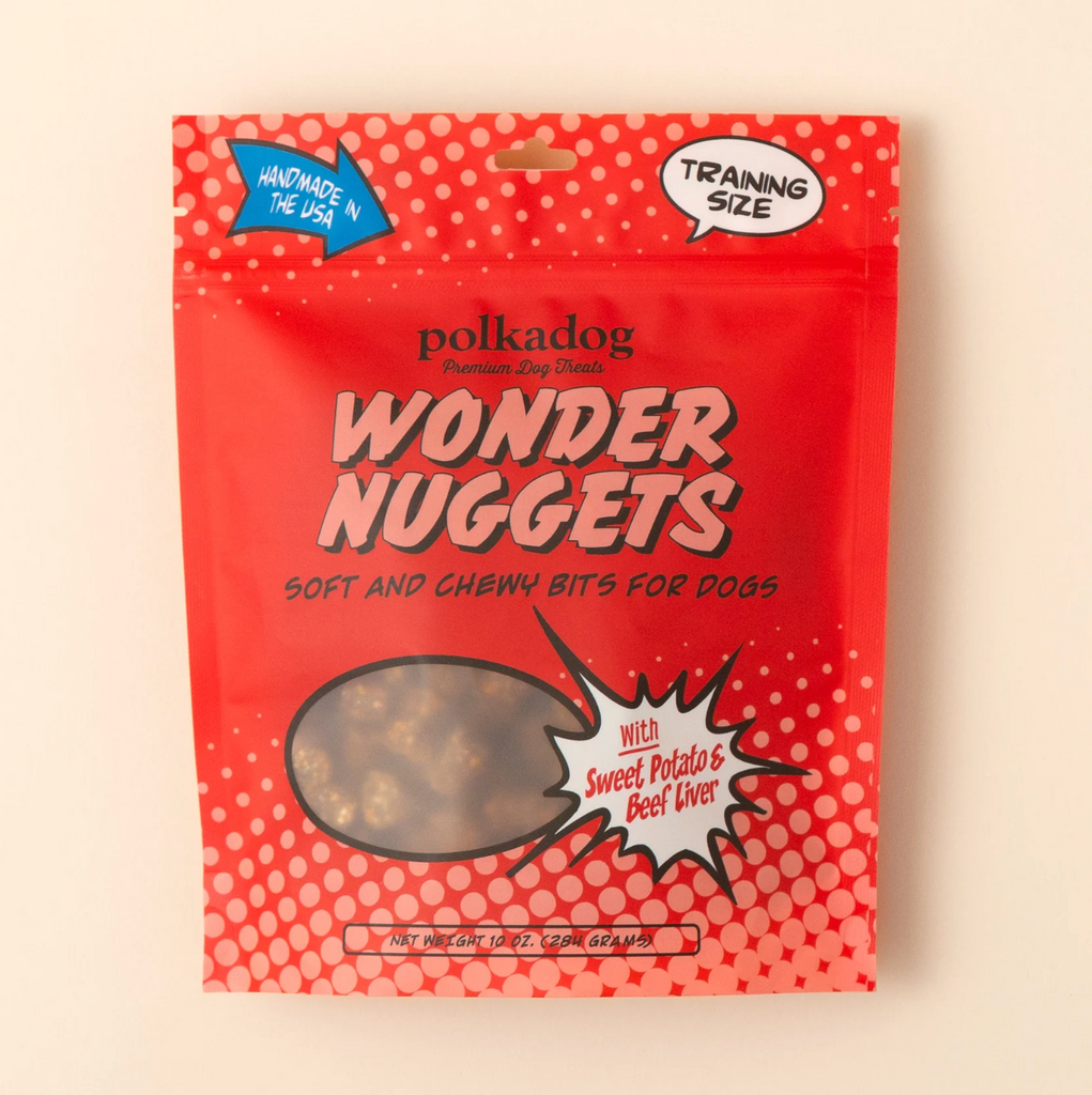 Wonder Nuggets Dog Treats - Sweet Potato & Beef - 10oz Pouch