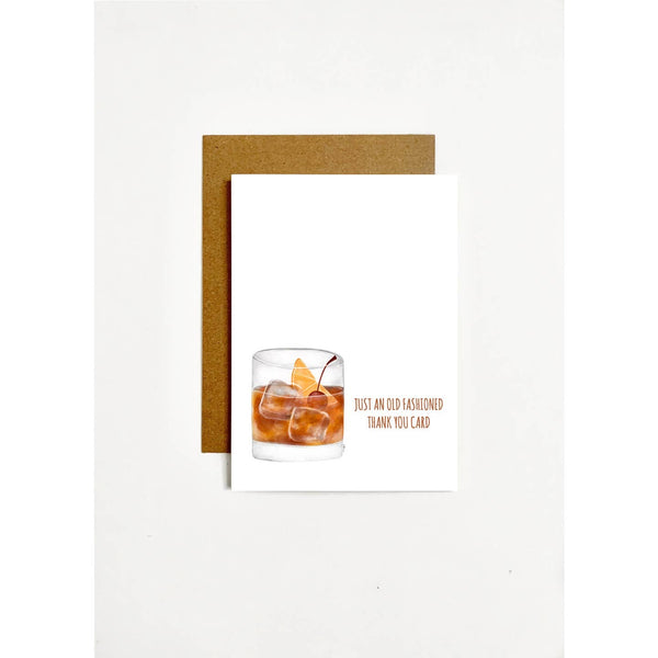 Old Fashioned Thank You Card