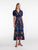 Saloni Lea Long Dress - Corsage Bloom