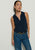 Roberta Collared Tank - Night Sky
