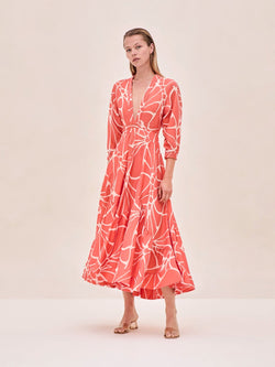 Bimini Dress - Coral