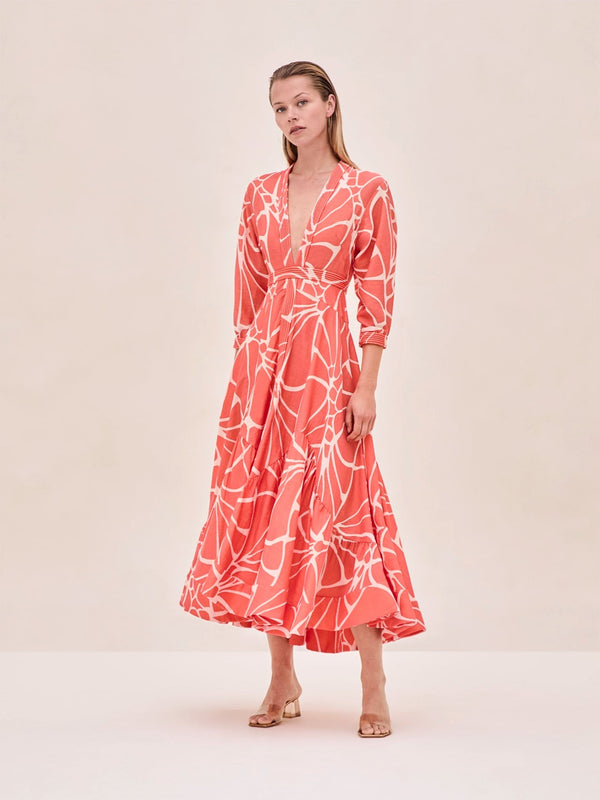 Bimini Dress - Coral