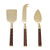 Acacia Wood Cheese Knives Set