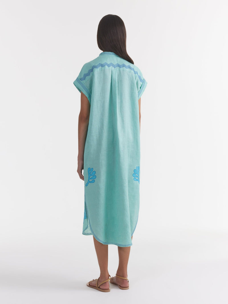 Aree Kaftan - Seafoam