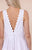 Ric Rac Poplin V-Back Mini Dress - White