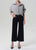 Lyra Wide Leg Crop Corduroy - Navy