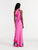 Saloni Suzette Long Dress - Phlox Feather
