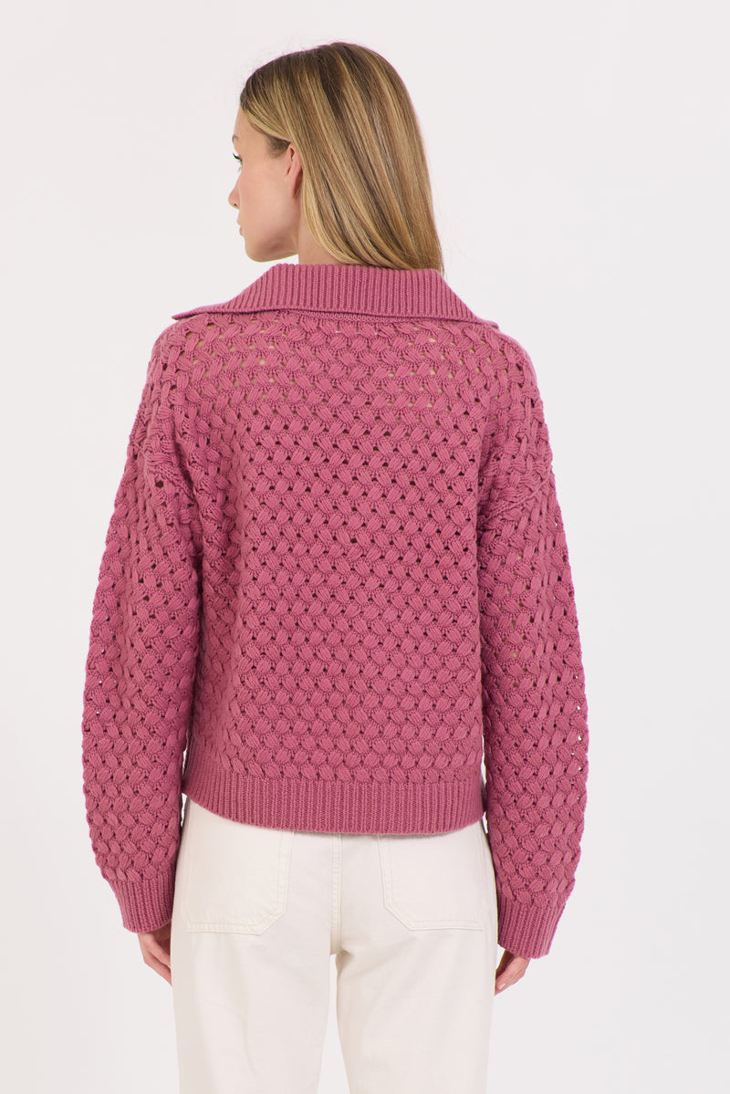 Malin Cashmere Polo - Berry