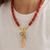 Coral Jade Necklace