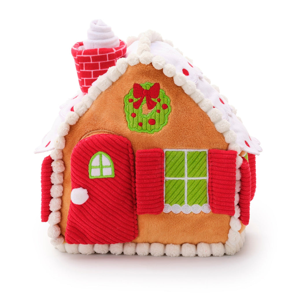 Foggy Dog Gingerbread House Interactive Snuffle Toy