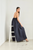 Solid Linen Empire Waist Dress