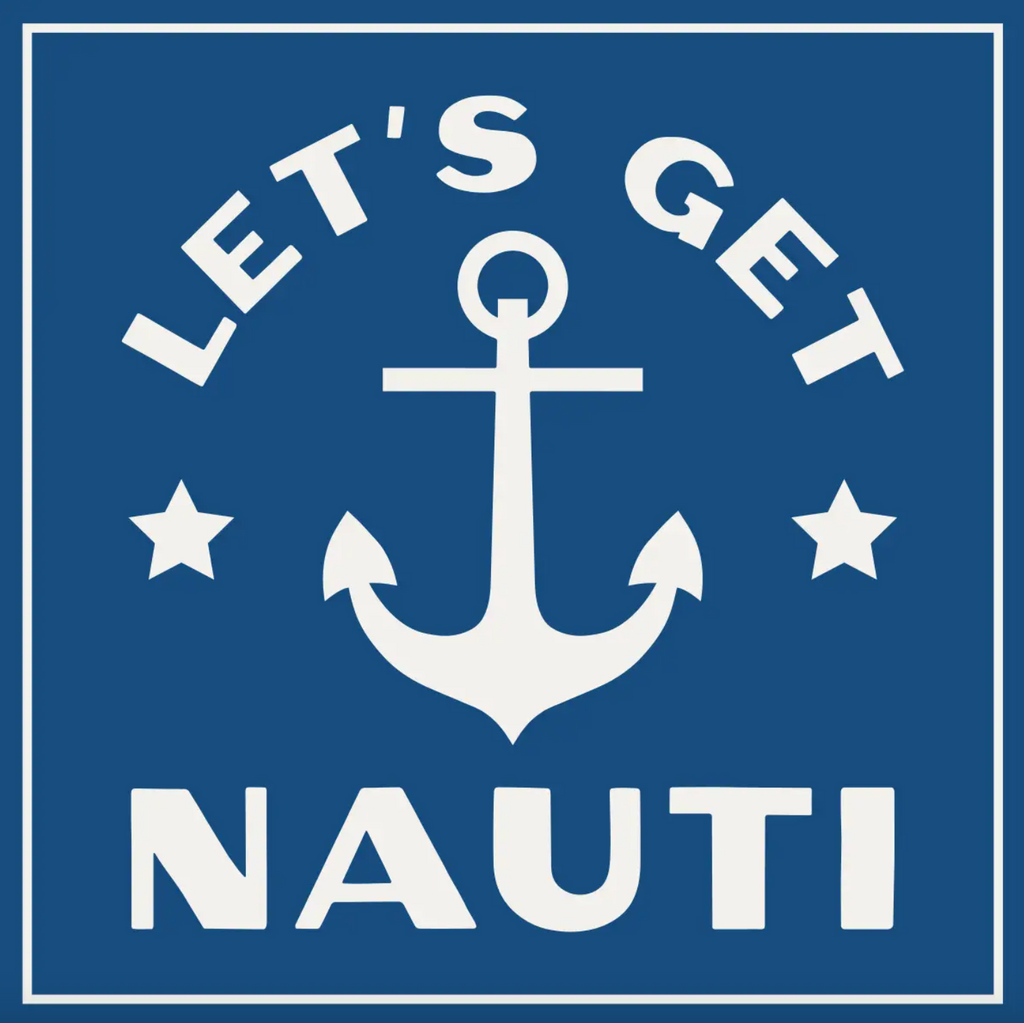 Soiree Sisters Beach Nautical Funny Cocktail Napkins