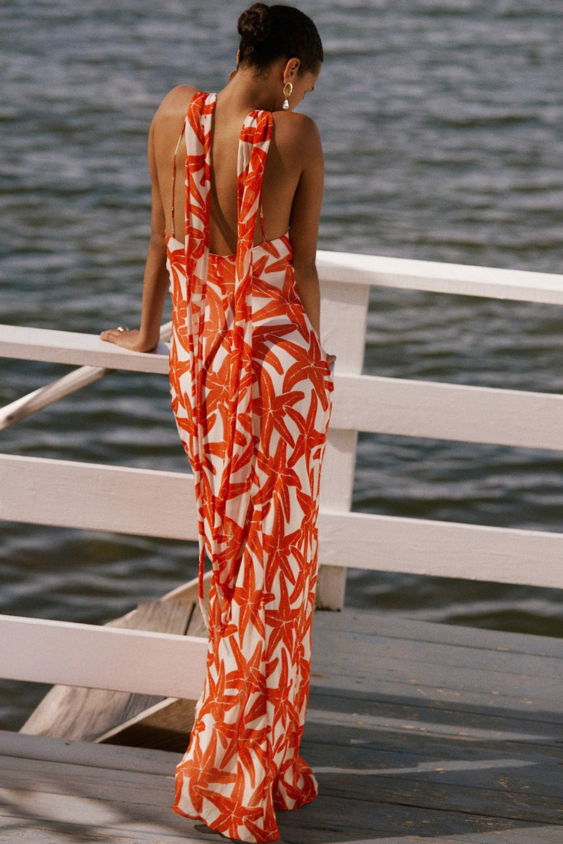 Ashton Maxi - Starfish Print