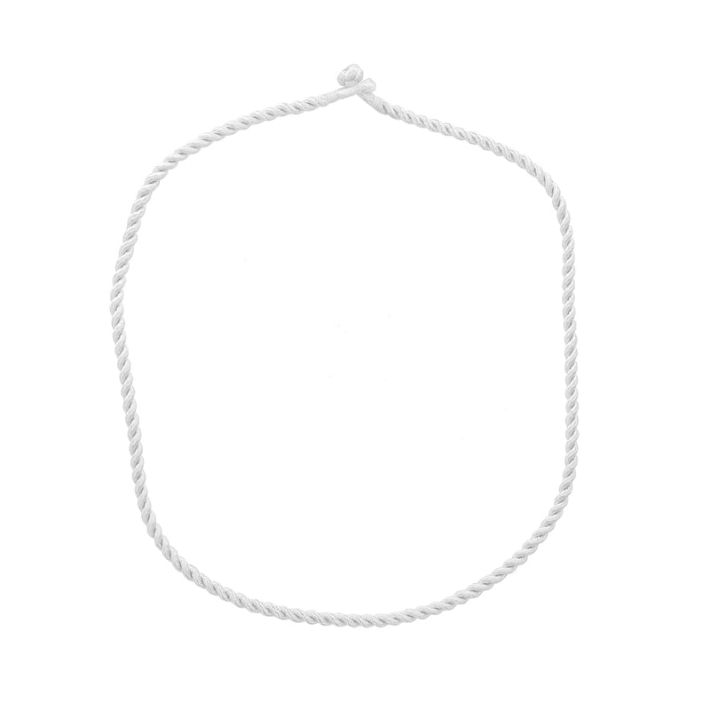 Twisted Nylon Cord Necklace