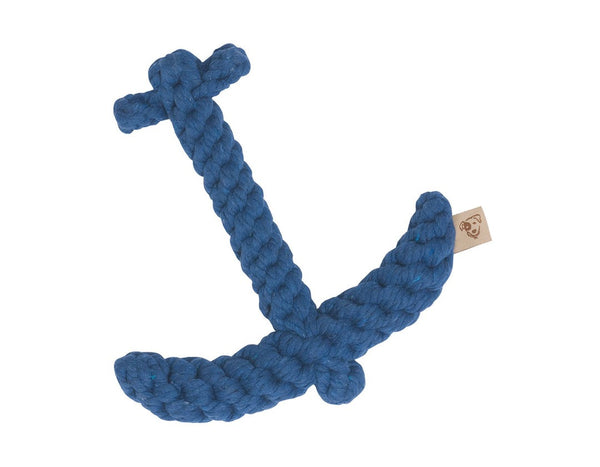 Anchor Rope Dog Toy - Blue