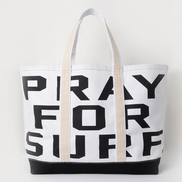 Pray For Surf Canvas Tote