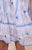 Juliet Dunn Johri Mirror Loose Strappy Mini Dress - White/Blue